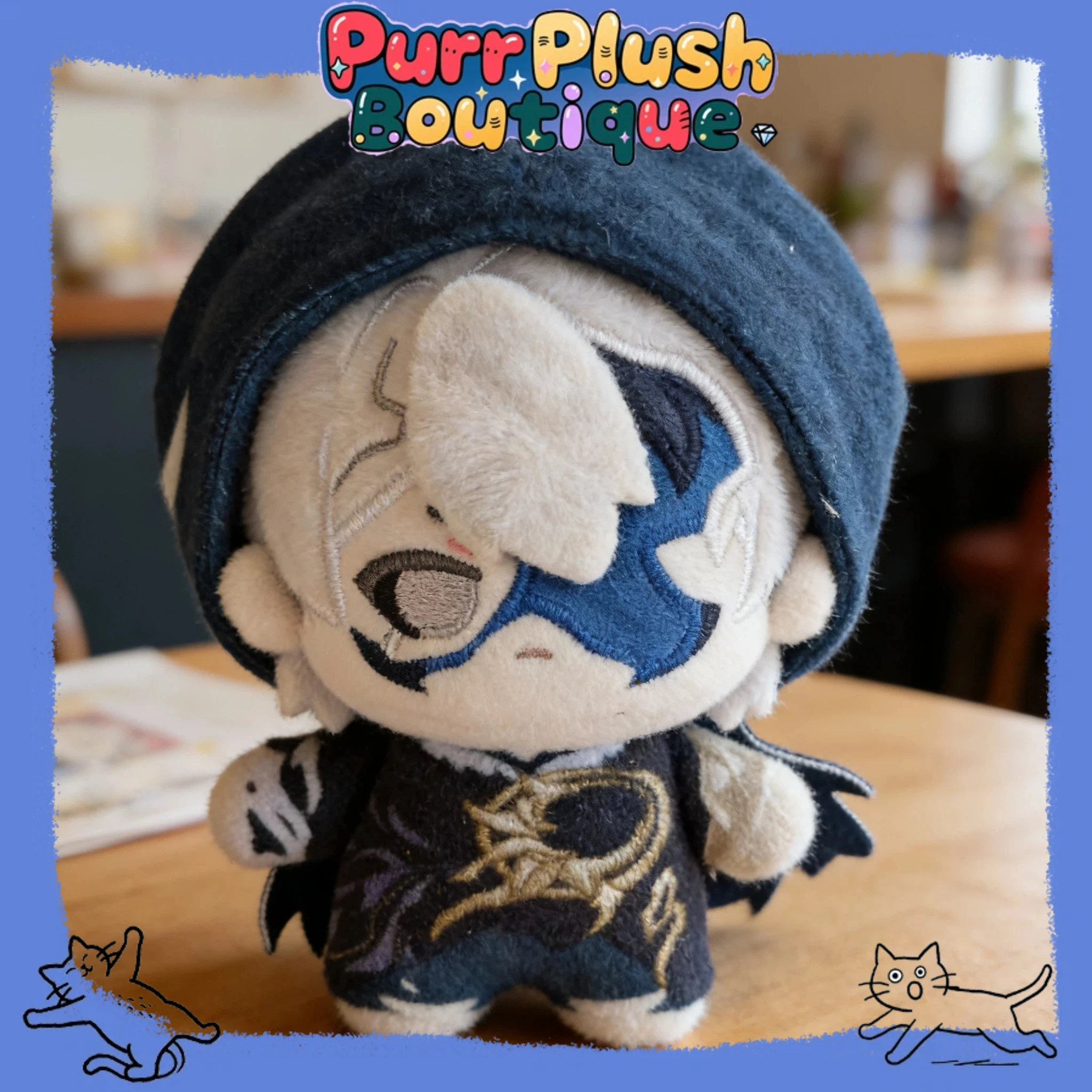 

10CM Honkai: Star Rail Phainon Cosplay Anime Cotton Plush Pendant Key Chain Backpack Accessories Ornament Halloween Gift