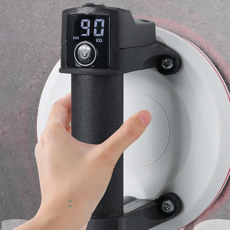 Ventosa elettrica da 6" per piastrelle di granito Vetro Avvio con un clic Aspirapolvere resistente Forte ventosa Vuoto Lifte