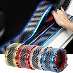 Car Stickers Anti Scratch Door Sill Protector Car Threshold Anti Scratch Fiber Tape Protection Bumper Film Sticker Car Styling
