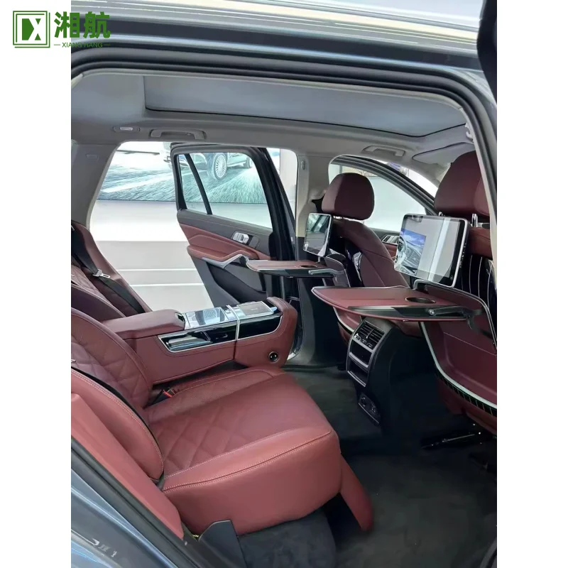 Suitable Top Selection Genuine Leather Rear Seat Upgrade Kit for Mercedes-Benz GLS600 Luxury SUV Compatible with GLS400 GLS4