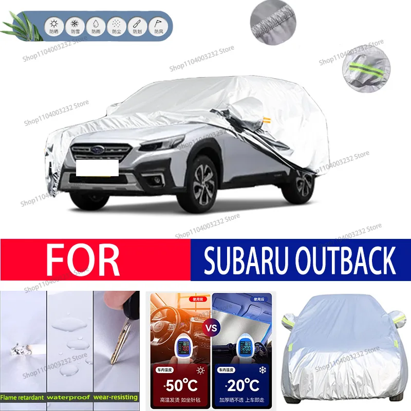 For SUBARU OUTBACK Car clothing sun protection snow prevention antifreeze car protective cover  auto cover