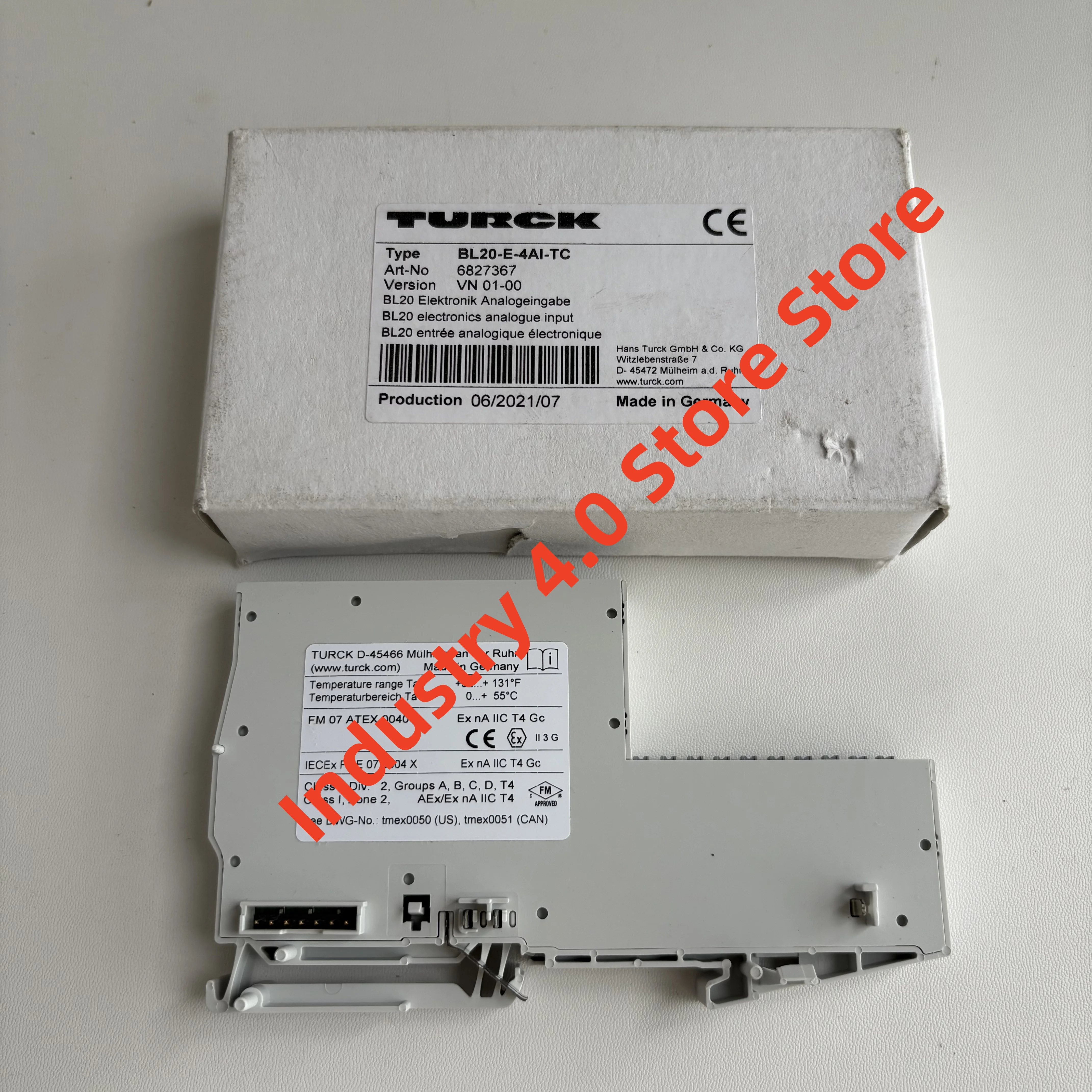 moduł BL20-E-4AI-TC 6827367 BL20-16DO-24VDC-0.5A-P 6827027 nowy oryginał