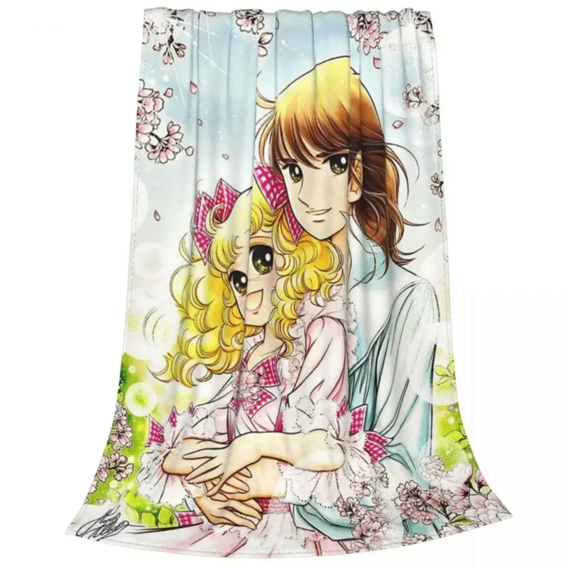 Candy Candy Anime Anni coperte in pile giapponese per bambini fantastica coperta da tiro per la casa 200 x15 0cm pezzo di tappeto