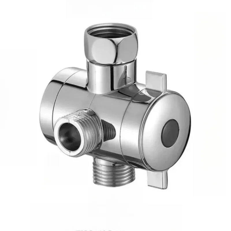 

Новинка! Горячая распродажа: 3-позиционный регулируемый переключатель для душевой лейки, 3 режима, латунный адаптер G1/2 дюйма, аксессуары для ванной комнаты