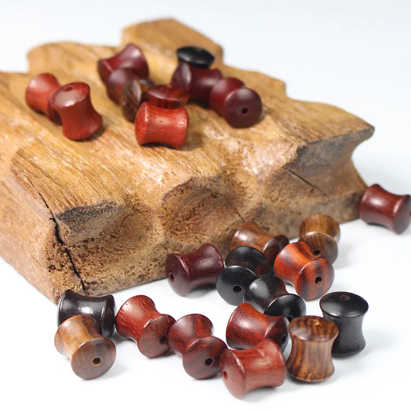 Perles en bois de bambou naturel pour hommes et femmes, artisanat, divers bijoux, entretoises en bois, bricolage, bracelets chapelet, bois de santal, rose, 50 pièces par lot