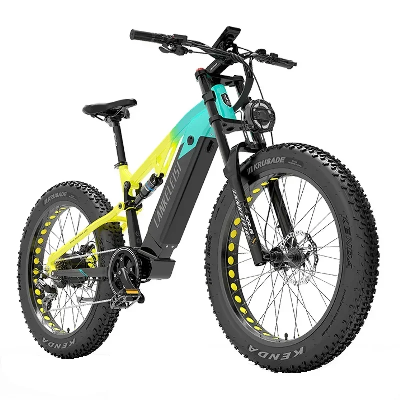 Lankeleisi RV800PLUS Electric Bike 26*4-inch Fat Tire Adult mountain off-road Electric Bicycle 750W Motor 48V20AH battery E-bike