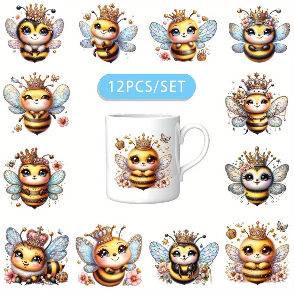 12PCS/SET The Bee Q…