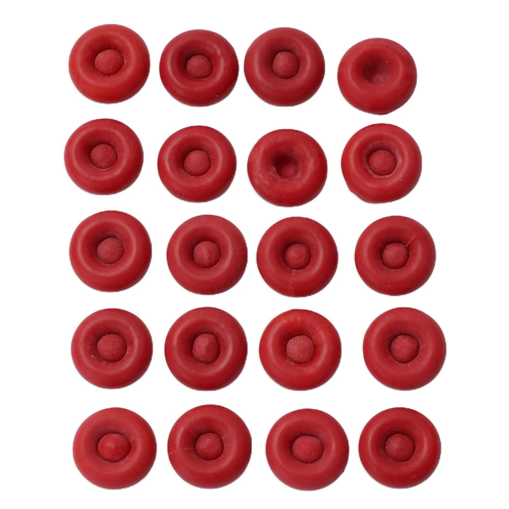20/pacco Copertura per calafataggio 7x7x4 cm Tappo di tenuta a punta in gomma di vetro Manicotto protettivo per ugello in gomma per sigillare la copertura del calafataggio