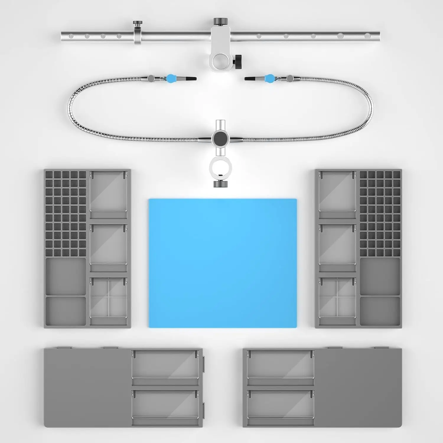 Base di estensione per microscopio e kit di saldatura per supporto per braccio Pro Boom (AD246S-M, AD249S-M, AD407 Pro, AD409 Pro, AD409-Pro ES, AD210S