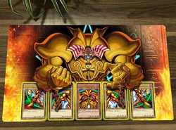 YuGiOh Exodia TCG CCG Playmat tappetino da gioco per carte collezionabili tappetino da gioco da tavolo tappetino da gioco tappetino per Mouse in gomma 60x35cm