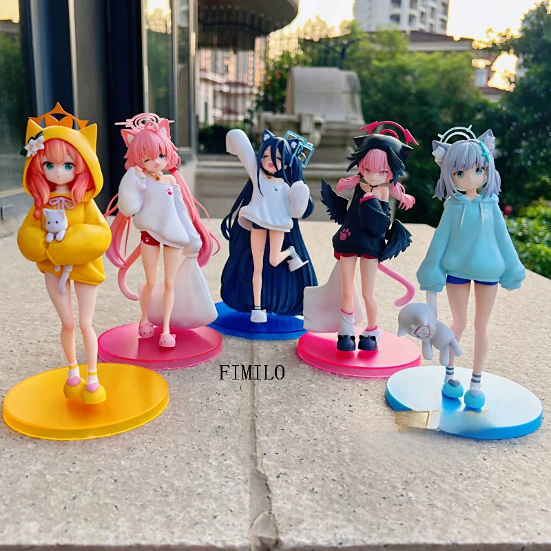 

Anime Blue Archive Action Figures Takanashi Hoshino Shimoe Koharu Tendou Arisu Figurine PVC Collection Model Doll Birthday Gifts