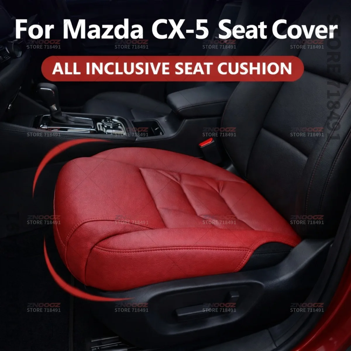 

Подушка-удлинитель для поддержки ног в сиденье автомобиля Mazda CX-5, накладка на сиденье из пены с эффектом памяти, аксессуары для интерьера