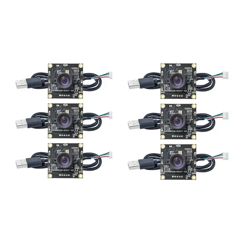 Delicate Texture-6Pcs OV9732 100 Degrees 1280X720 30Fps Camera Module For Autodarts Io With 2M Cable,PCB SIZE:32X32mm, Camera Mo