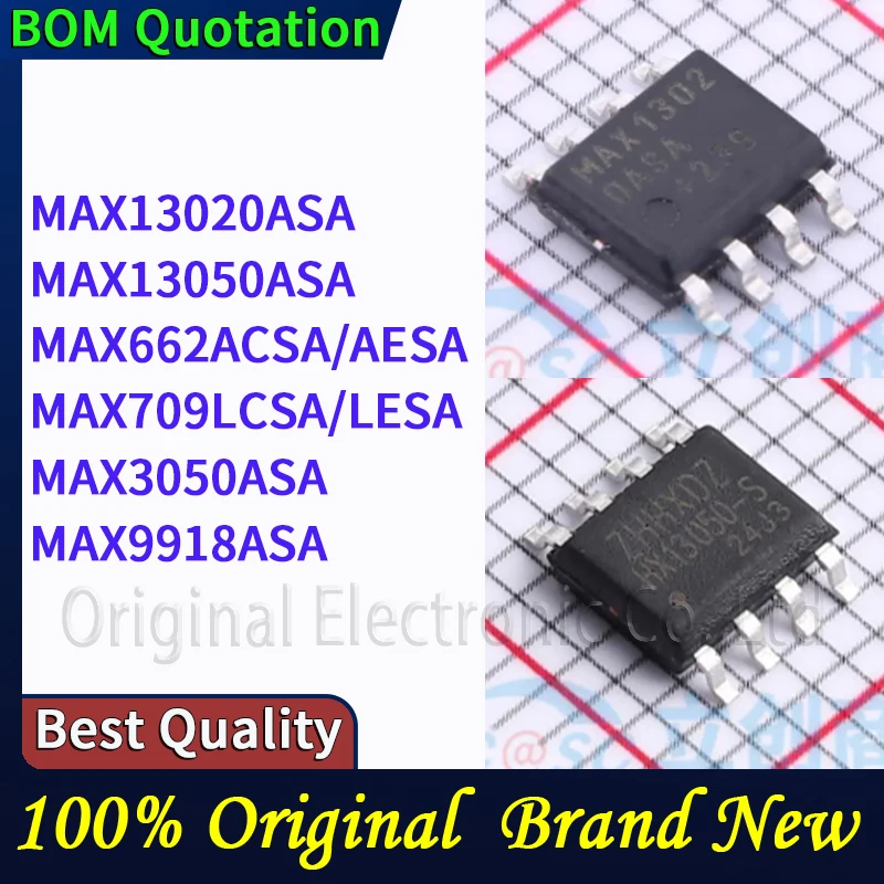 

MAX13020ASA MAX13050ASA MAX662ACSA/AESA MAX709LCSA/LESA MAX3050ASA MAX9918ASA In stock Original High quality
