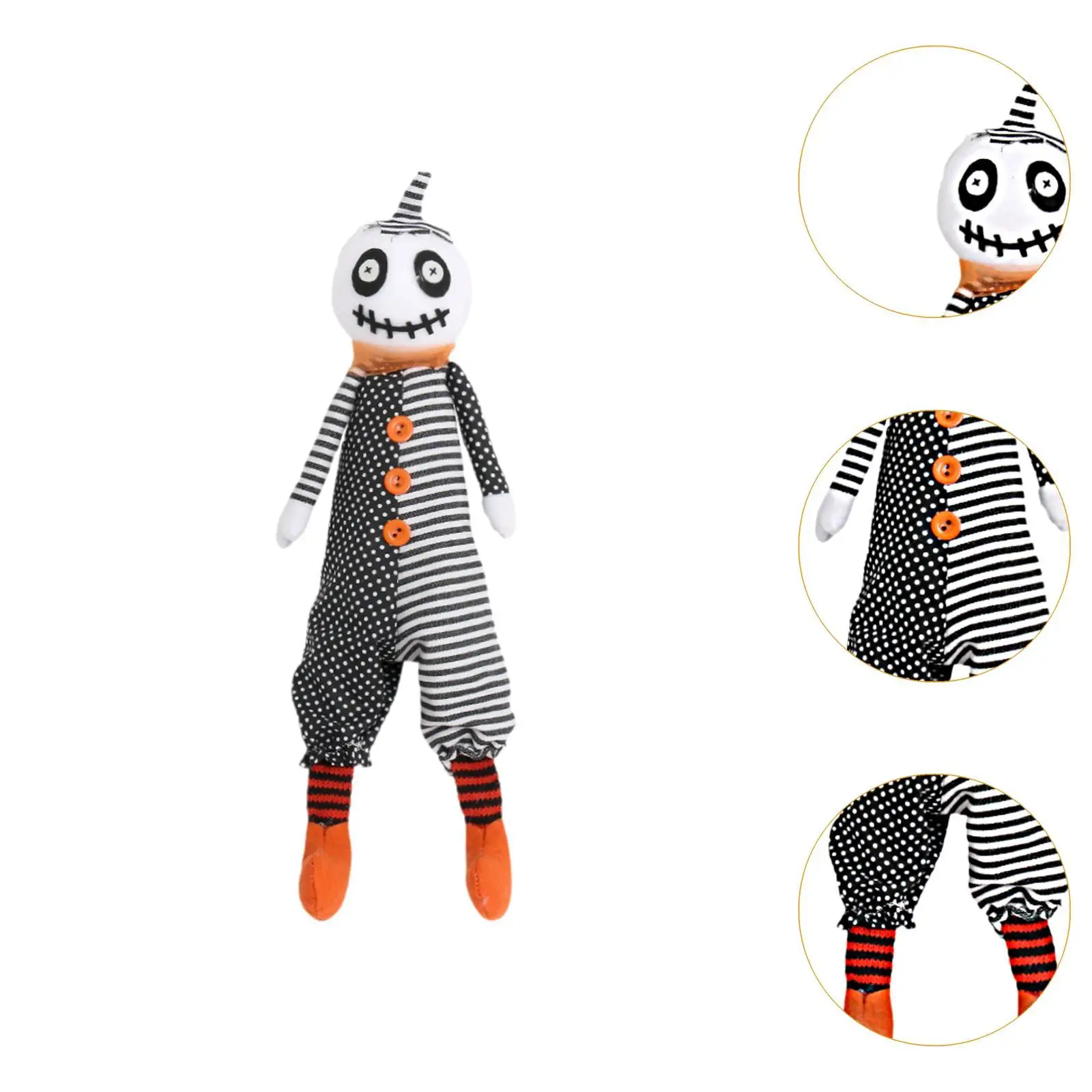 Muñeco de peluche de espectro de calabaza de Halloween, muñeco de peluche portátil y práctico para estantería, escritorio interior y exterior, fiesta en dormitorio