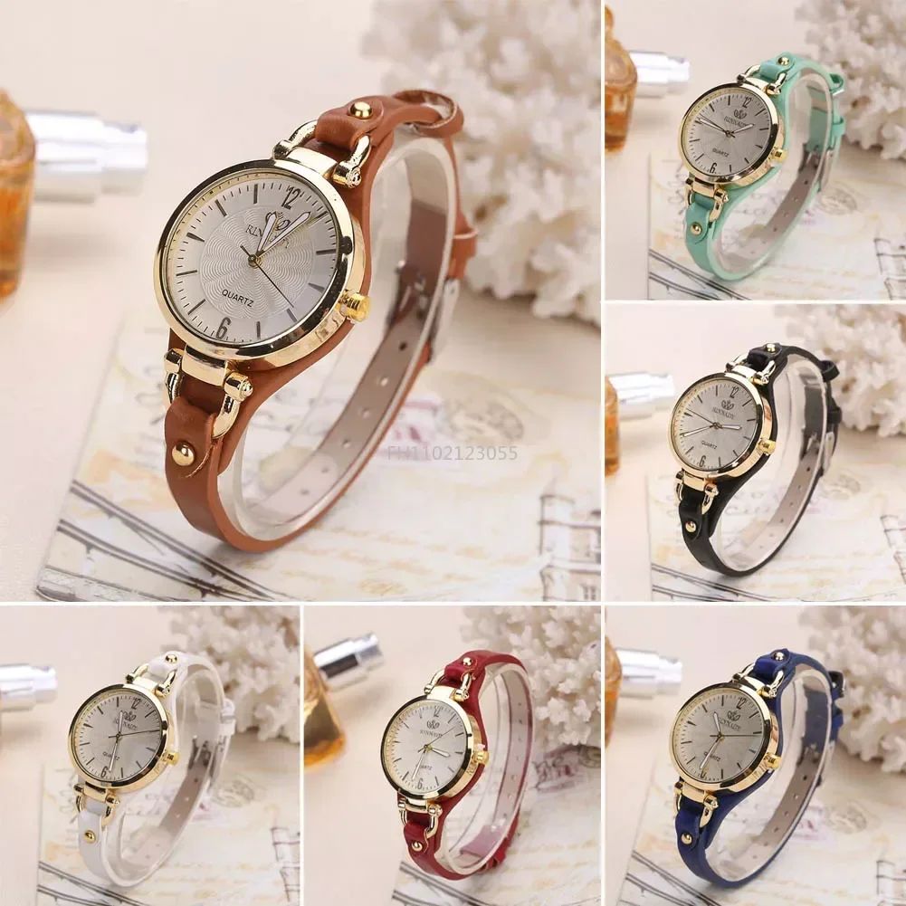 

High Quality Women Watch Leather Strap Quartz Watches Ladies Simple Casual Wristwatches Fashion Luxury Clock Gift Reloj Mujer