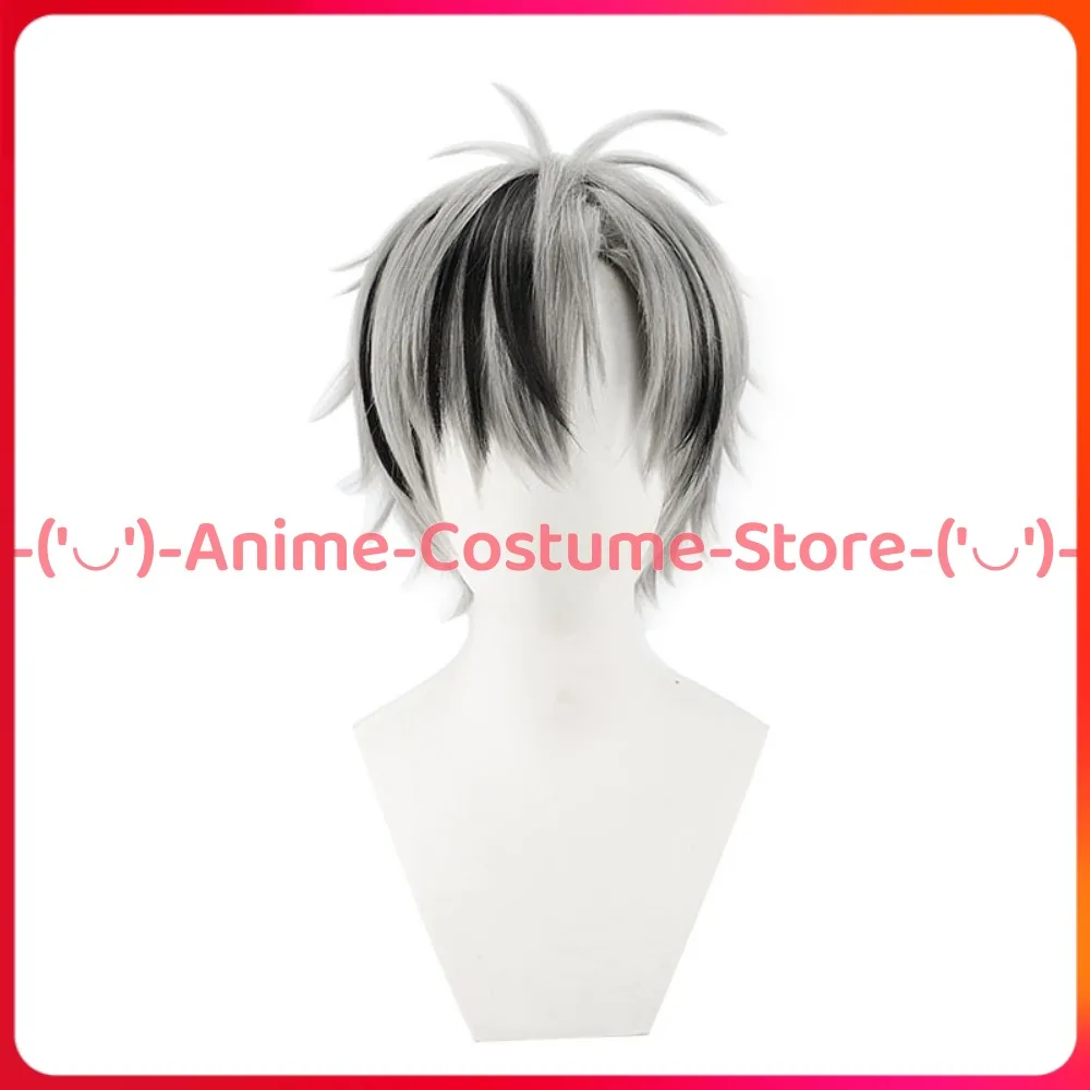 NIJISANJI VTuber Suzuki Masaru Cosplay Wig Anime Character Halloween Carnival Party Costume Wigs Heat Resistant Synthetic Hair
