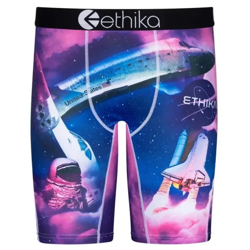 ETHIKA ملابس داخلية للرجال الملاكمين مثير موضة طباعة الرجال سراويل داخلية سراويل الملاكم ملخصات السراويل السراويل تنفس حجم كبير