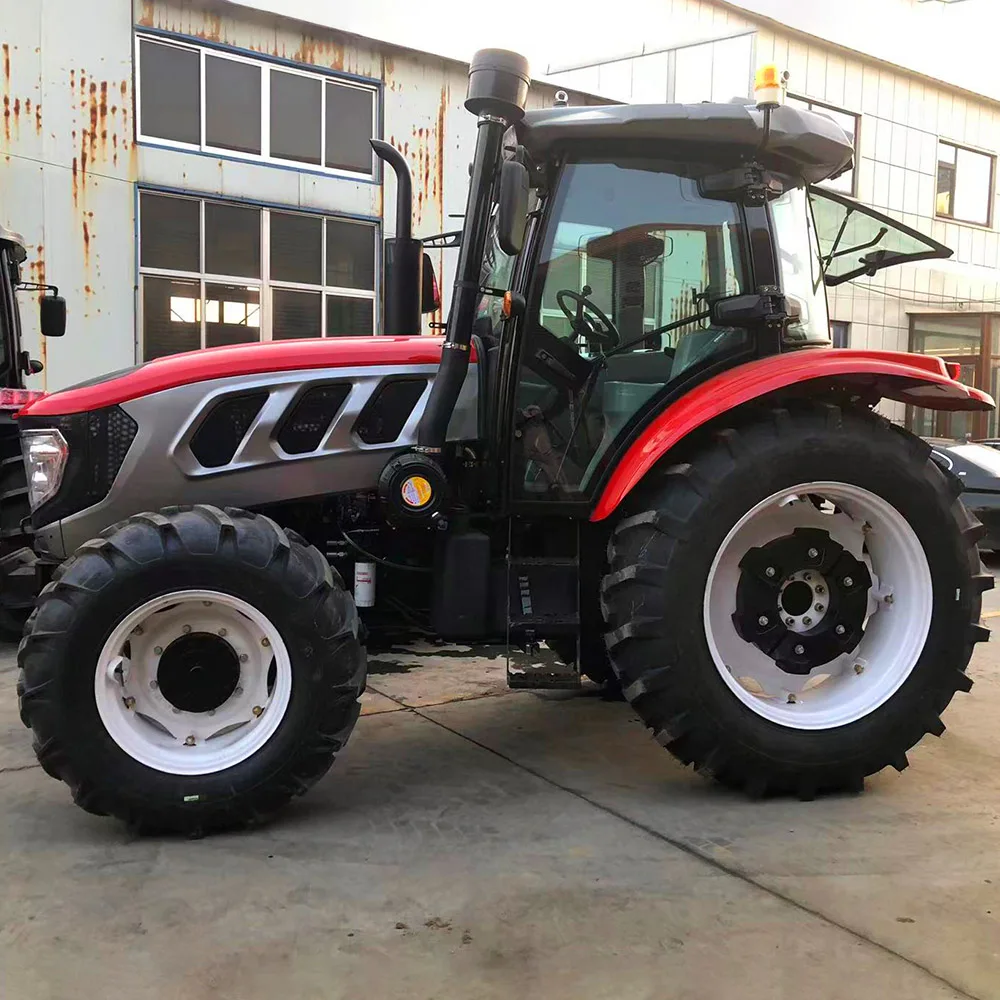 Factory Direct 80HP 100HP 4WD Diesel Farm Wheel Tractor Heavy Duty Agricultural Utility Tractor