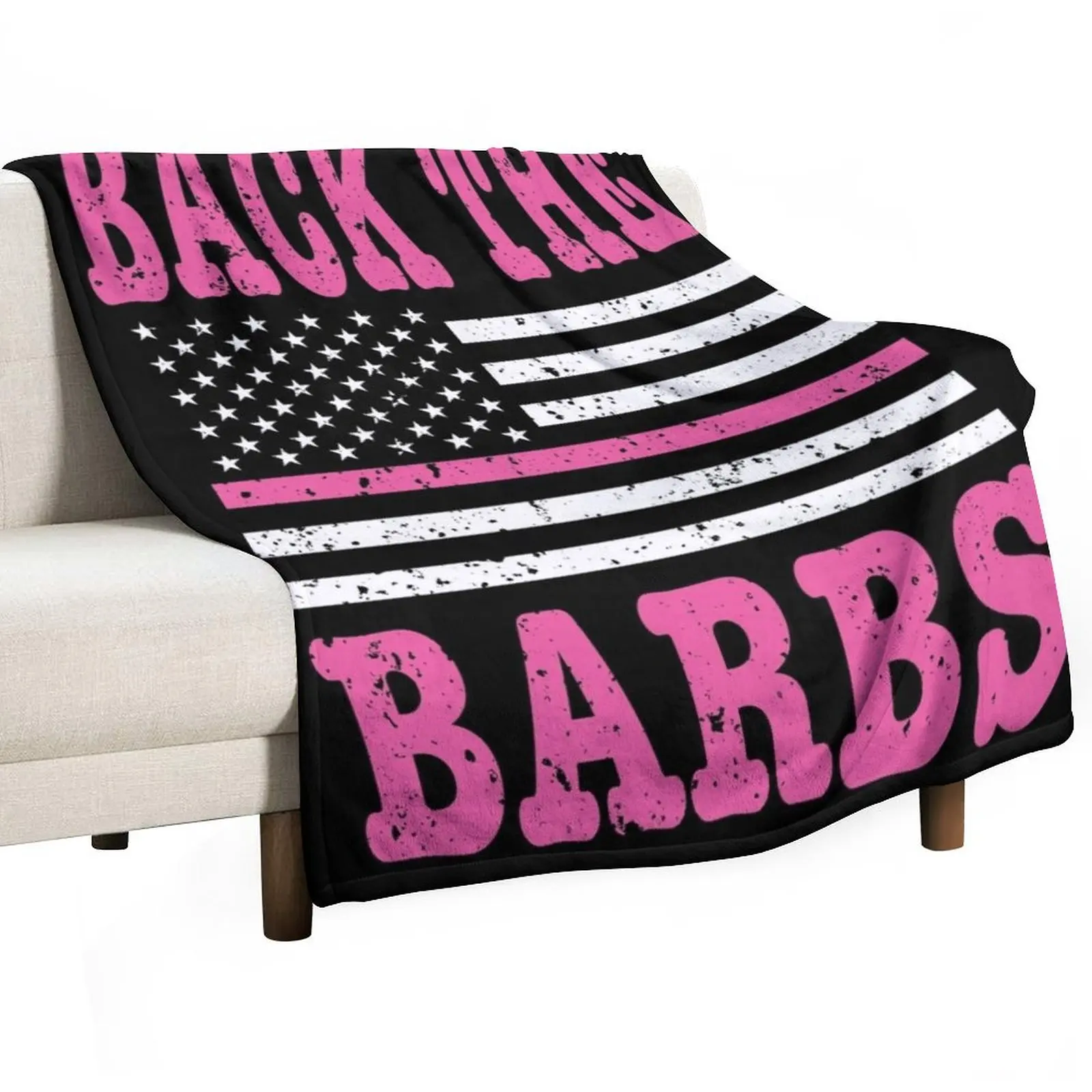 Back The Barbs Throw Blanket Heavy Soft Beds Blankets