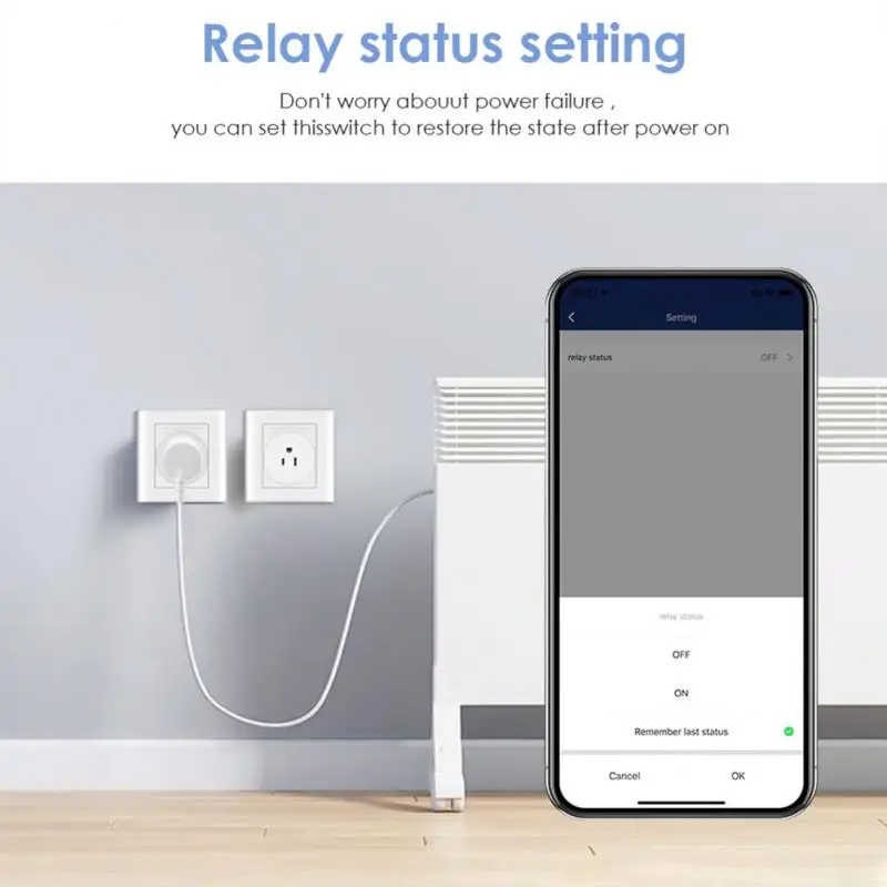 Tuya WiFi Smart Plug US Socket Adaptor Time Setting Voice Control Function Smart Life Remote Control Work With Alexa Google Home