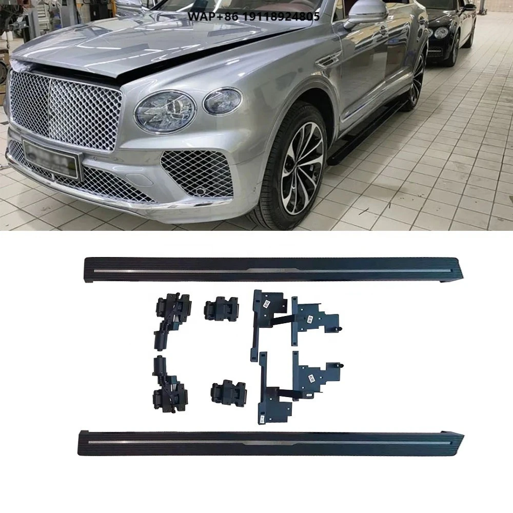 New Arrival Auto Electrical Pedal Side Foot Steper Pedal Car Power Running Board Footstep for 2016+  Bentayga