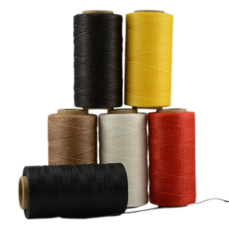 260m/roll 0.8MM Waxed Leather Thread Wax Cotton Cord String Strap Rope Bead For DIY Handicraft Tool Hand Stitching Thread