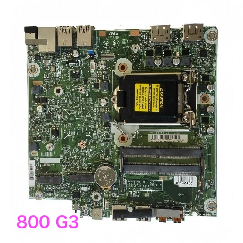 

Suitable For HP 800 G3 DM MINI Motherboard 16515-1 Q270 907154-001 907154-601 Mainboard 100% Tested OK Fully Work Free Shipping