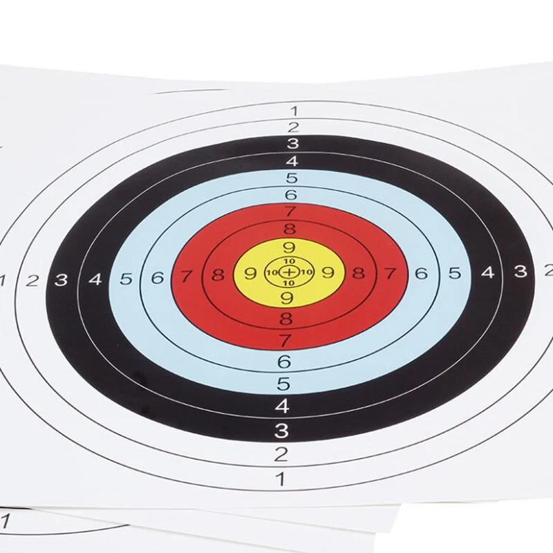 10 sztuk strzelanie papiery docelowe łucznictwo łuk strzałka papiery docelowe dla praktyki polowanie Tranning 40x4 0cm/60x60cm rozmiar