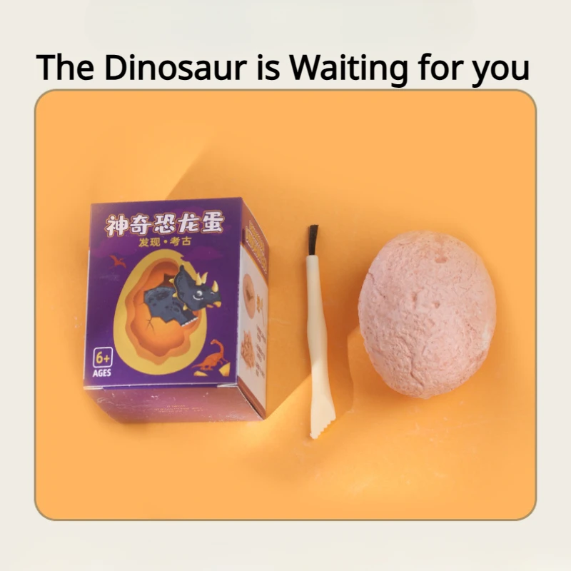 Mud Dinosaur Egg Excavation Animals Toys Biology Scientific Educational Archaeological Tyrannosaurus Toy for Kids Birthday Gifts