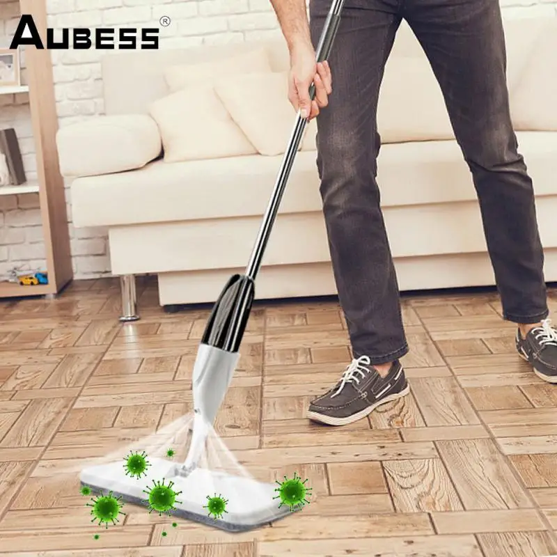 Rotating Mop Replacement Reusable Flat Mops With Washable Microfiber Pads Cleaning System Brooms For Floor Home Cleaning Tool