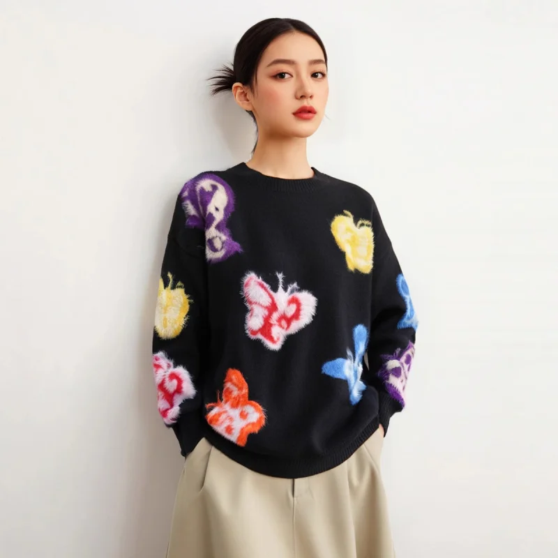 

Женское короткое пальто на осень, удобный мягкий и уютный кардиган-свитер.