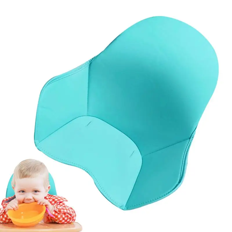 Cojín de cuero PU para niños, Funda de cuero para silla de comedor de bebé, funda para asiento de bebé, accesorios