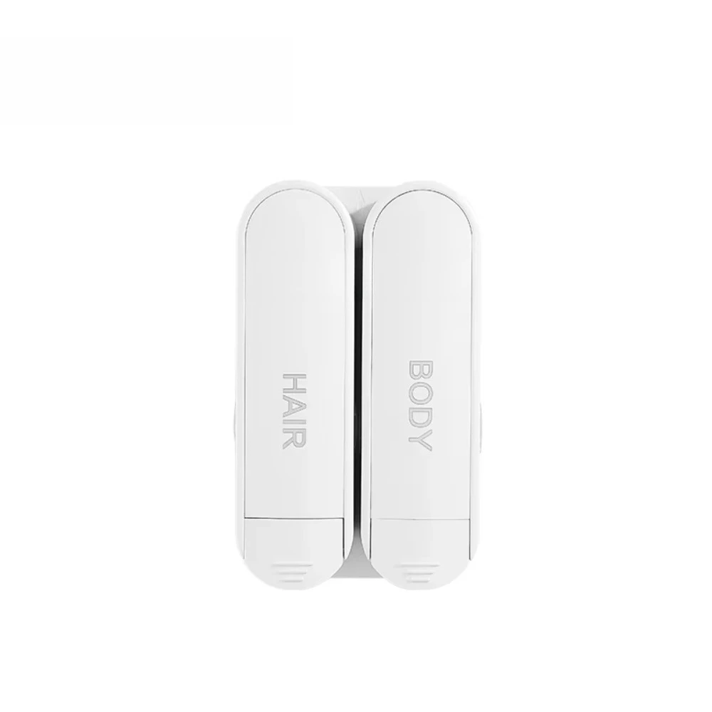 Modern Manufacturer Wall Mount Hotel Bathroom Soap Dispenser Set, 2 in 1 Double Soap Dispenser