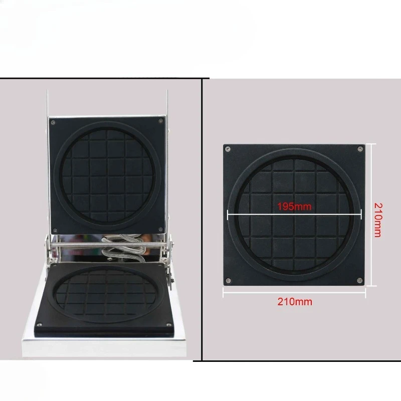 Electric Hot Scone Machine Square Waffle Cake Muffin Electric Cake Stall Baking Snack Equipment 5