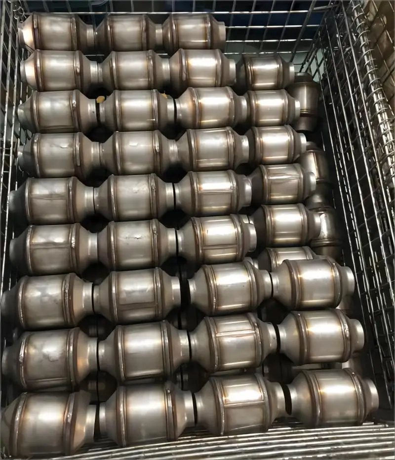 Euro IV Metal Support Ternary Catalyst Performance Vehicle Metal Catalytic Converter 2.0l-2.4l