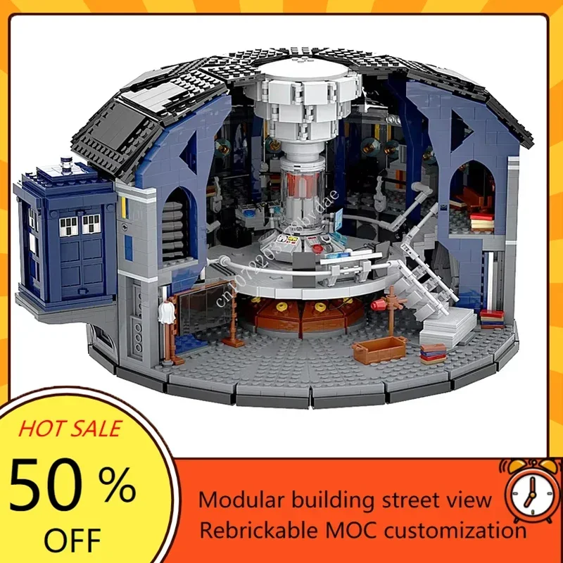 3487PCS MOC Space Wars Doctor Who Building Blocks City Street View Architecture DIY Model Childrens Toy Holiday Gift
