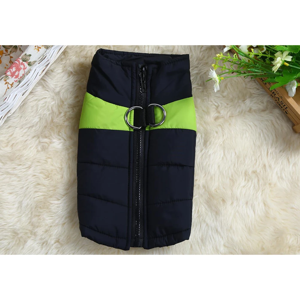 

Warm Dog Vest Cotton Skiing Coat Winter Pet Windproof Clothes Puppy Apparel Doggie Costume Small Dogs Zipper Design
