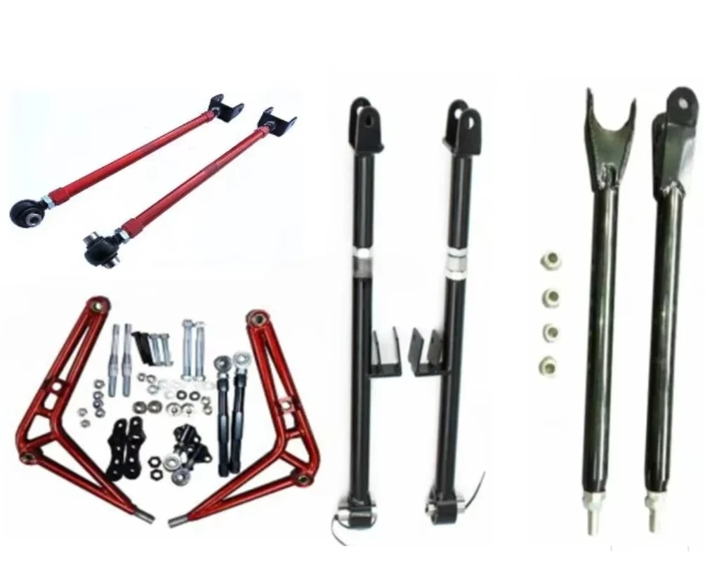 For BMW E36 E46 Suspension Modification For Racing Drift Angle Kit Front Lower Control Arm Rear Toe Adjustable Tie Rod - view 2