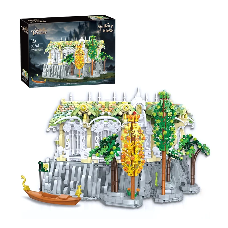 3950PCS Valley Twilight Building Blocks MOC Street View Sets Assembly Gallery Of View Model Bricks Toys Ideal Birthday Gifts