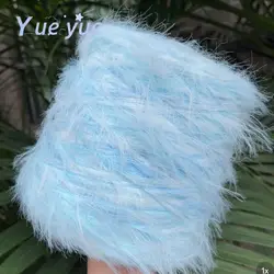 500g Long Fur Imitation Mink Yarn Thread Super Soft Skin Friendly Does Not Shed Hair Hand Wove Scarf Warm Sweater Woven Yarn