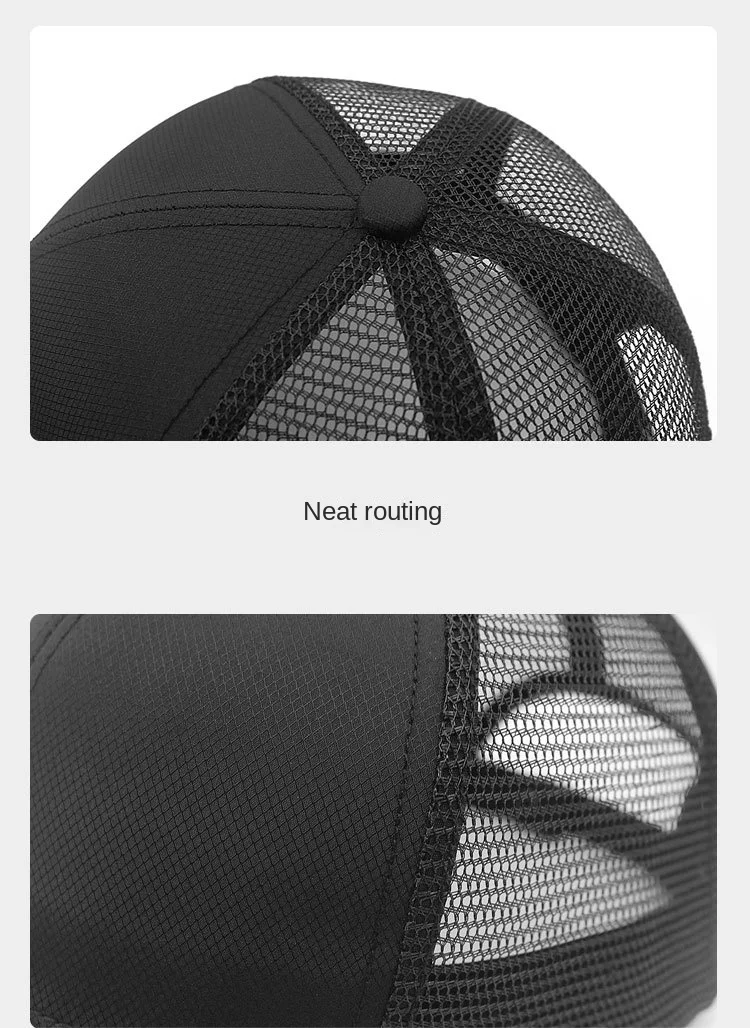 Schnellt rocknende Big Head Mesh Baseball mützen Sommer verstellbar plus Größe Snapback Hüte Männer Frauen 56-60cm 61-65cm – Detail 9