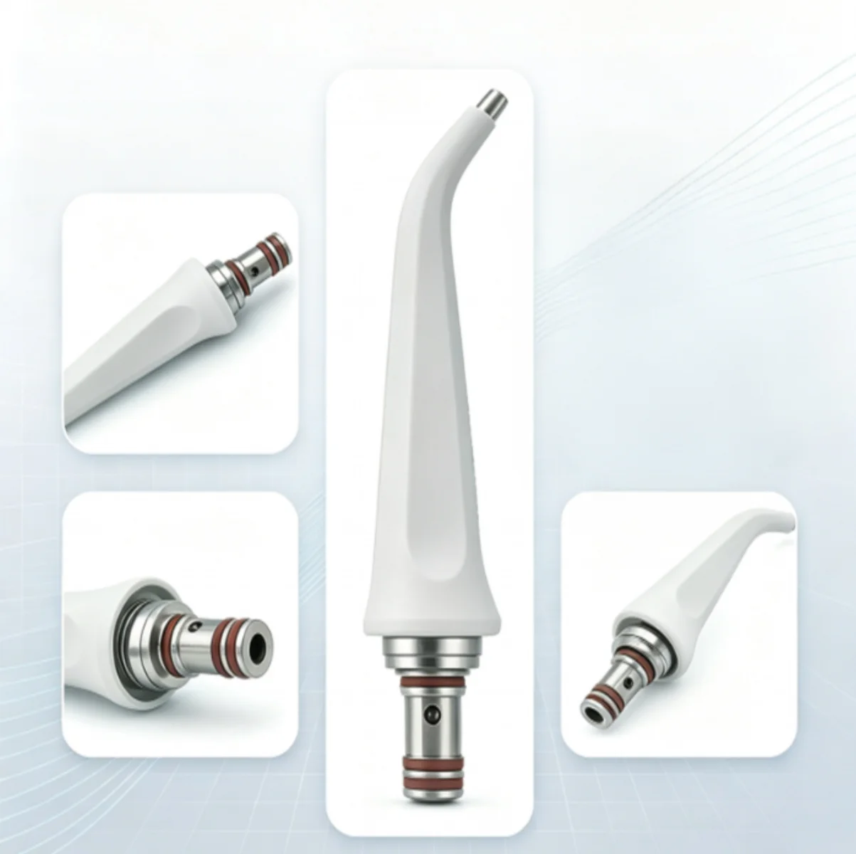 Dental 3‑Way Syringe Handpiece Tip Nozzle Autoclavable Fit for Anthos Triple Syringes Handle Dental Chair Spare Parts