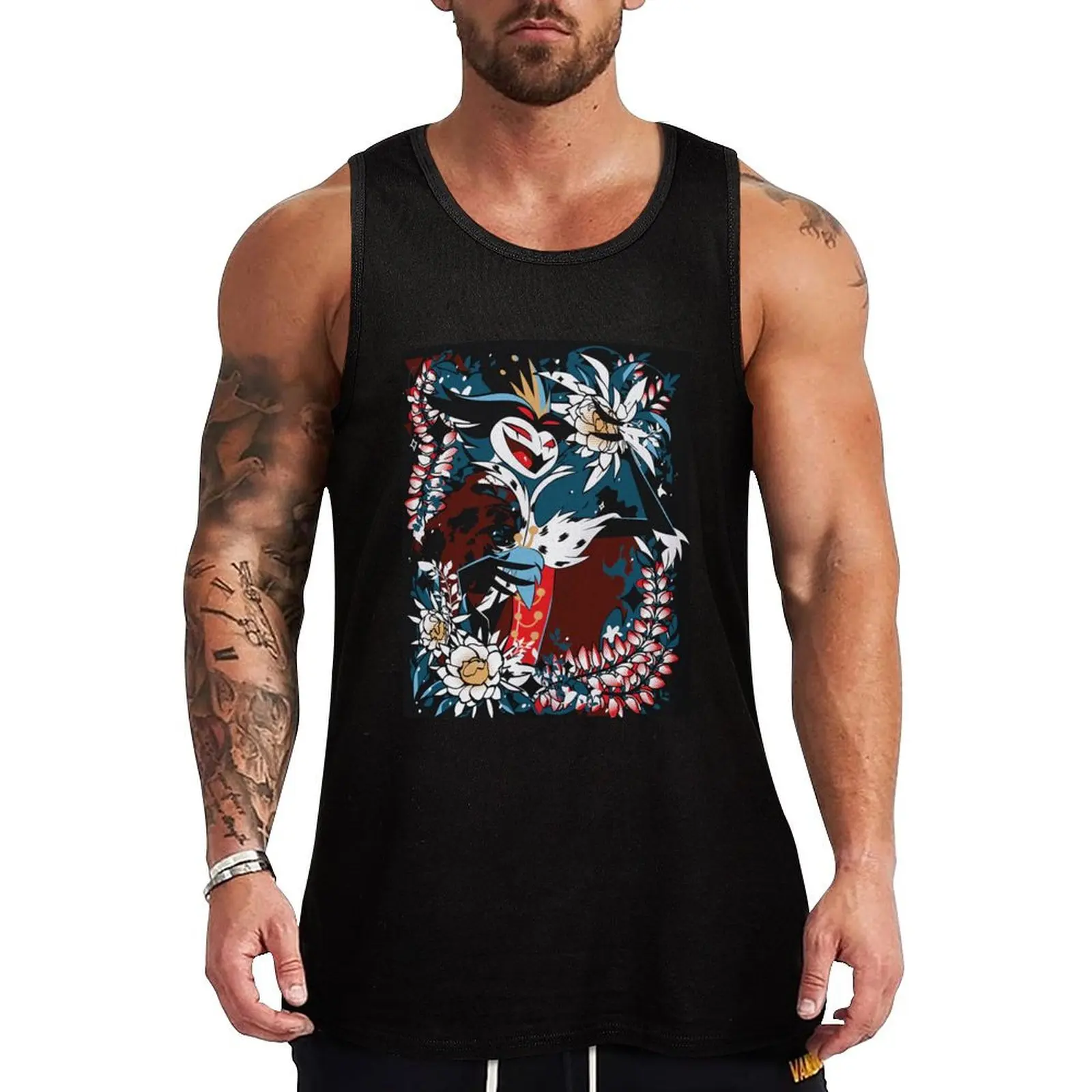 Helluva Boss - Stolas Tank Top Loose Sleeveless Casual Tank Top Lightweight Summer