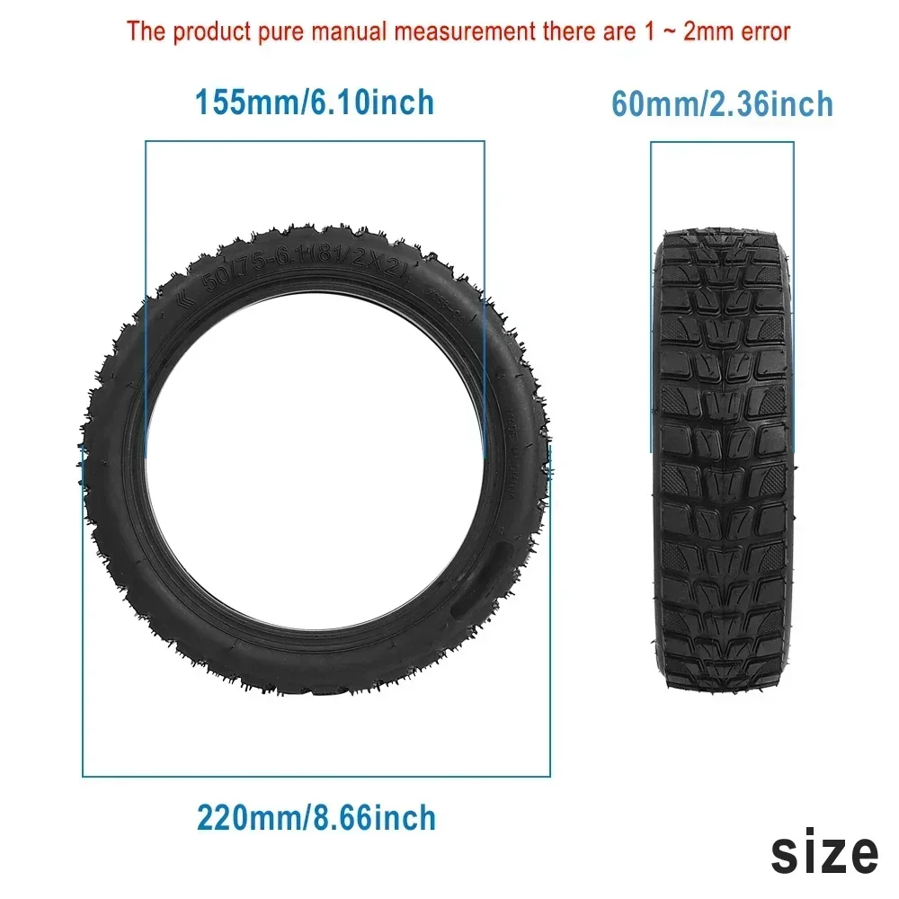 8,5 Zoll Offroad-Außenreifen für Xiaomi M365 1S Pro2 für Gotrax Gxl V2 Scooter 50/75-6.1 Reifen 8 1/2x2 8,5" Innenschlauch Reifen Ersatzteile – Detail 17