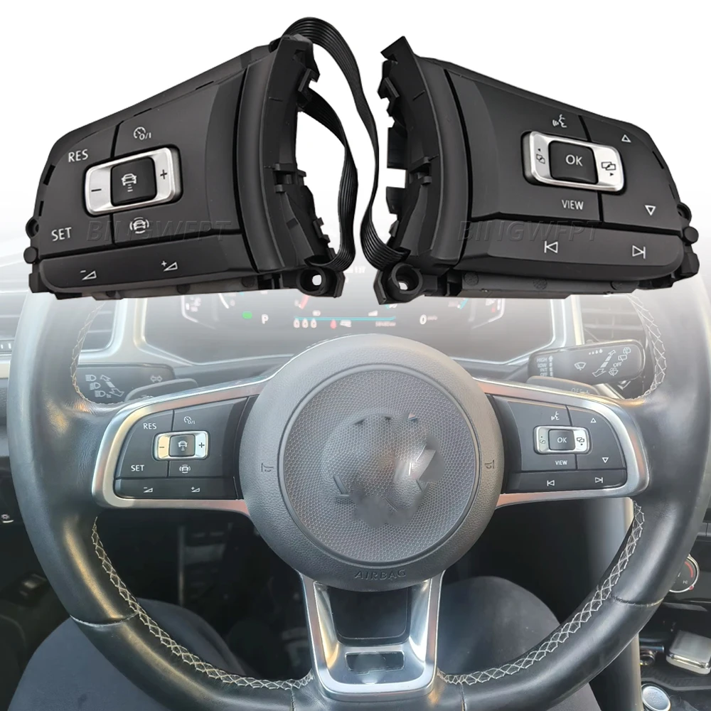 Image of Tempomat-Lenkrad Bluetooth-Tasten Mit ACC 5G0 959 442 AE Für VW Passat B8 Variant Golf 7 Arteon Tiguan MK2