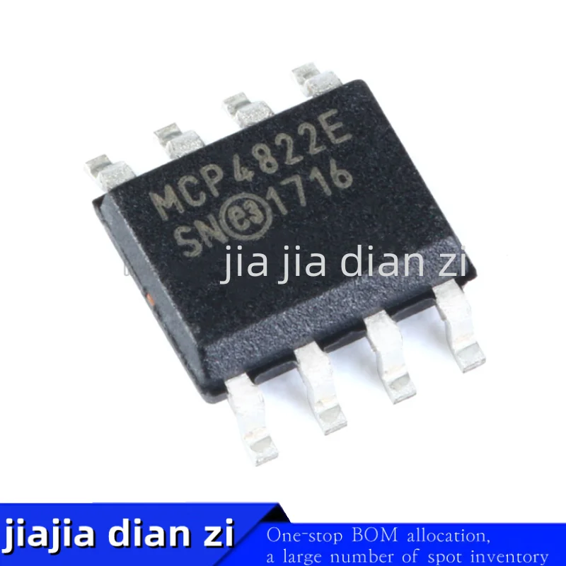 1pcs/lot MCP4822E SOP-8 analog-to-digital converter ic chips in stock