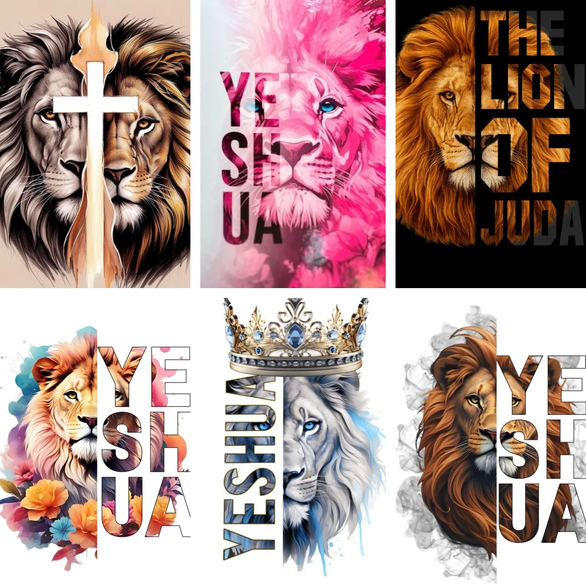 

DIY The Lion of Judah Diamond Painting New 2026 Full Round Mosaic Embroidery Biblical Lion Portrait Picture Rhinestone Gift