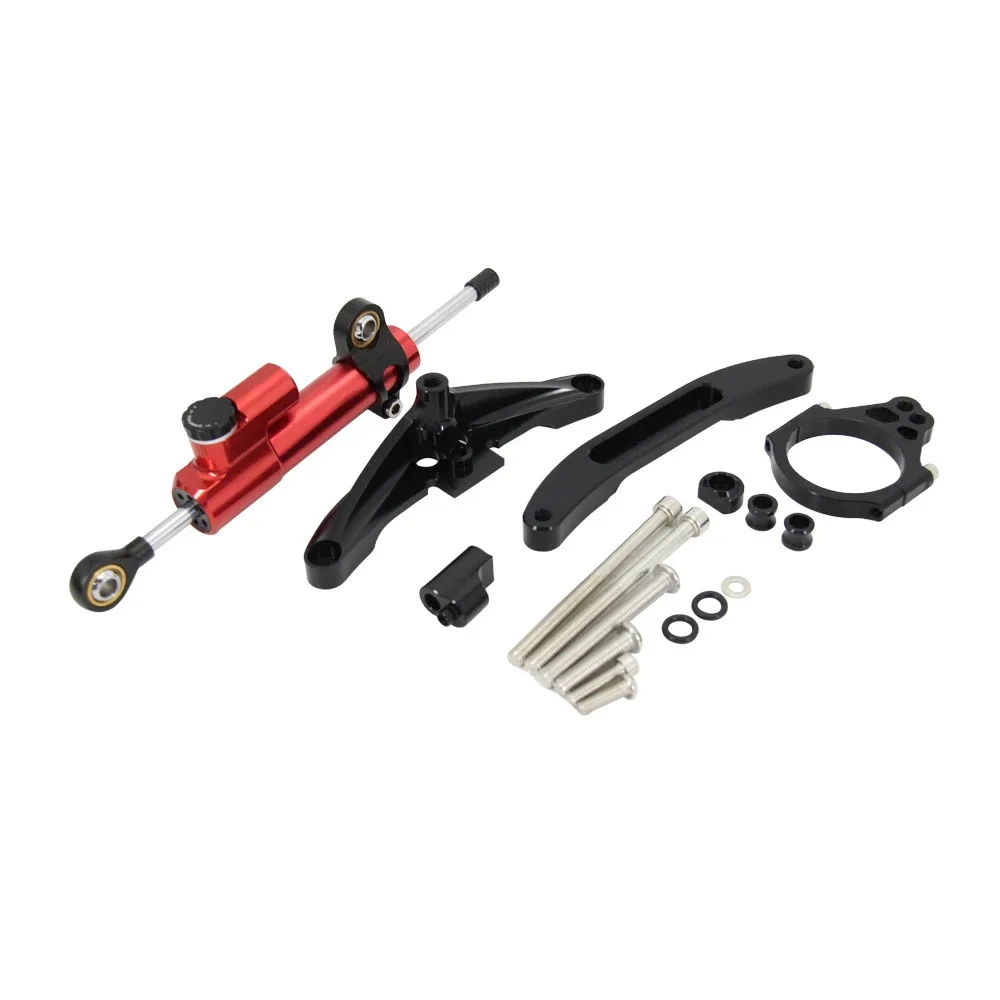 

Motorcycle CNC Aluminum Steering Damper Bracket Set Stabilizer Linear Dampers Mounting Support For Yamaha FZ1 FAZER 2006 - 2015