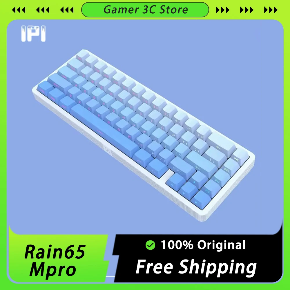 

IPI RAIN65 Mpro Magnetic Switch Mechanical Keyboard Aluminum Alloy Computer Accessories Hot Swap Custom Gasket PC Gamer Keyboard